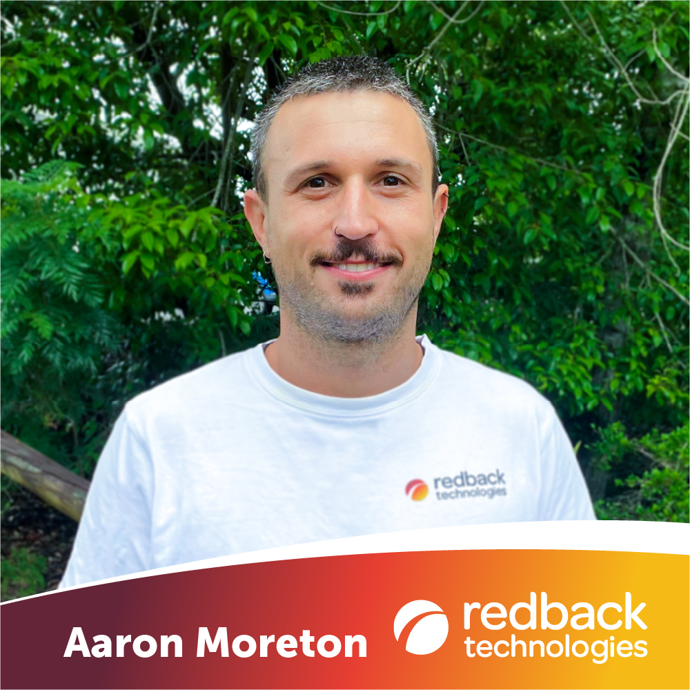 Aaron Moreton from Redback Technologies